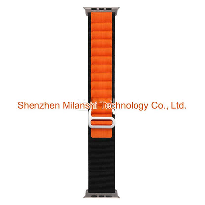 Durable Nylon Sport Strap for Apple Watch - Compatible with Ultra, Series 7 & More - Variety of Colors Available