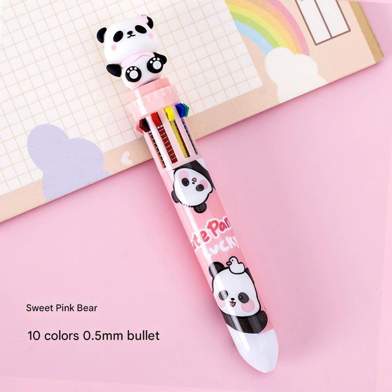 color dial of multi-ink panda pen