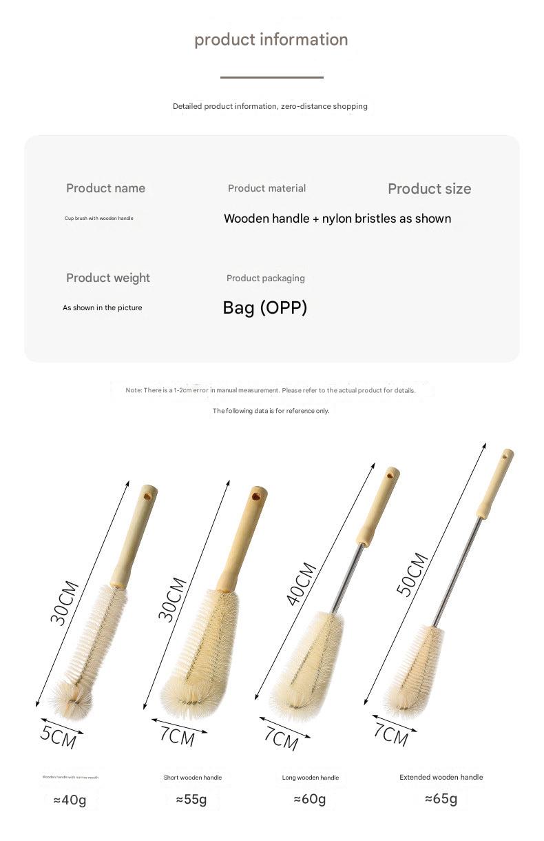 easy to clean wooden brush