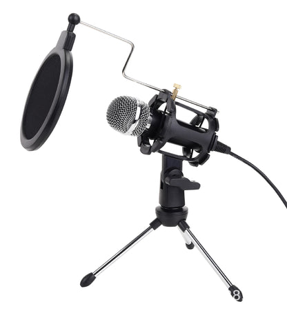 COKYIS F9 USB Condenser Microphone Set