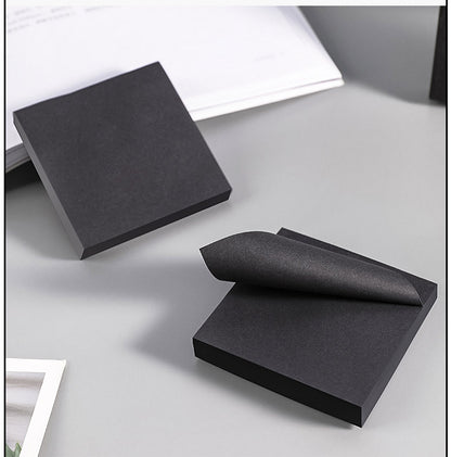 sleek black note pad cover