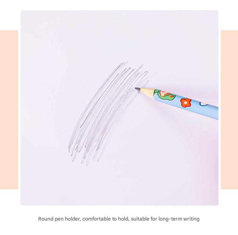 cartoon-themed pencil and stationery set