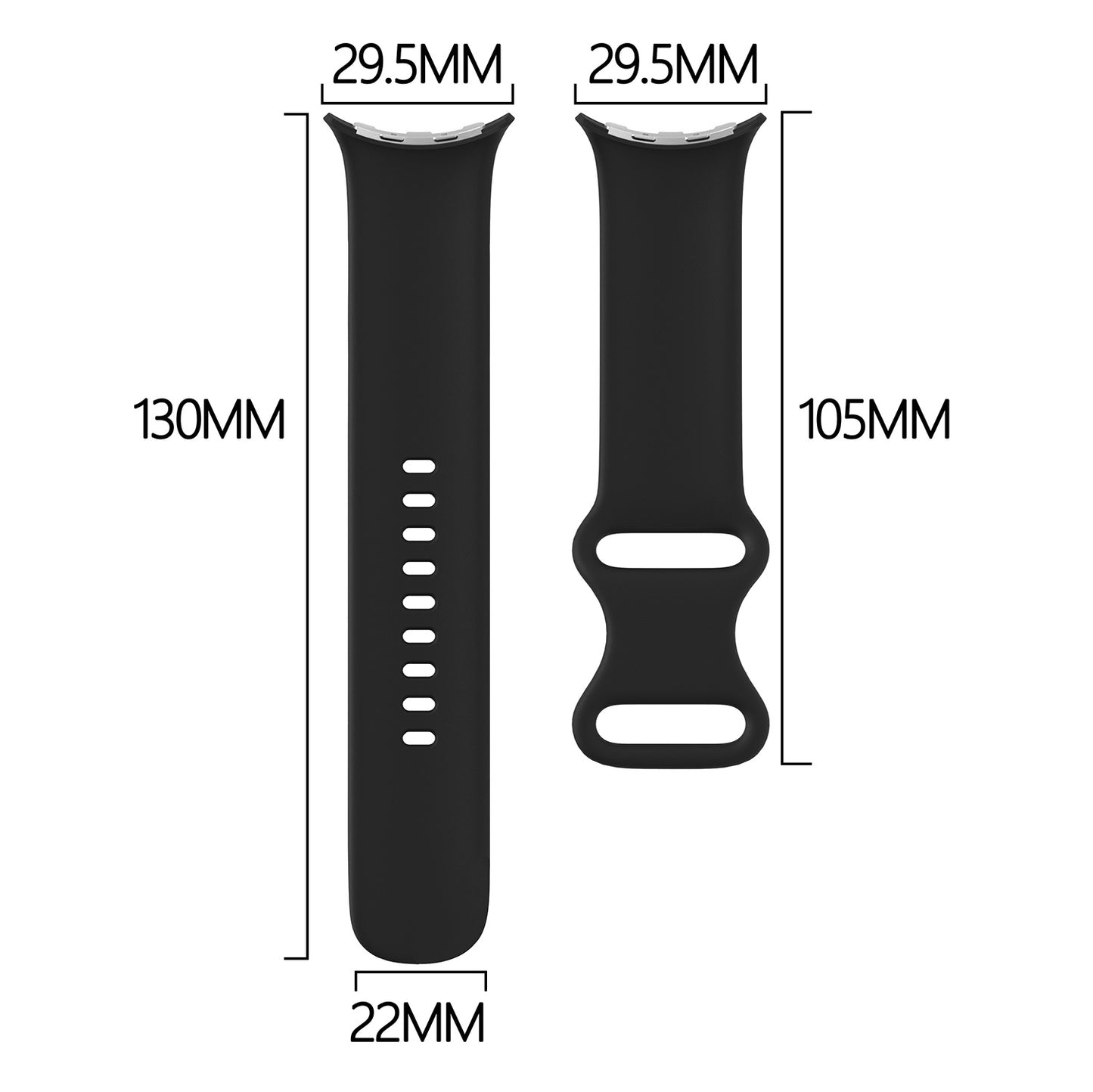 silicone watch strap