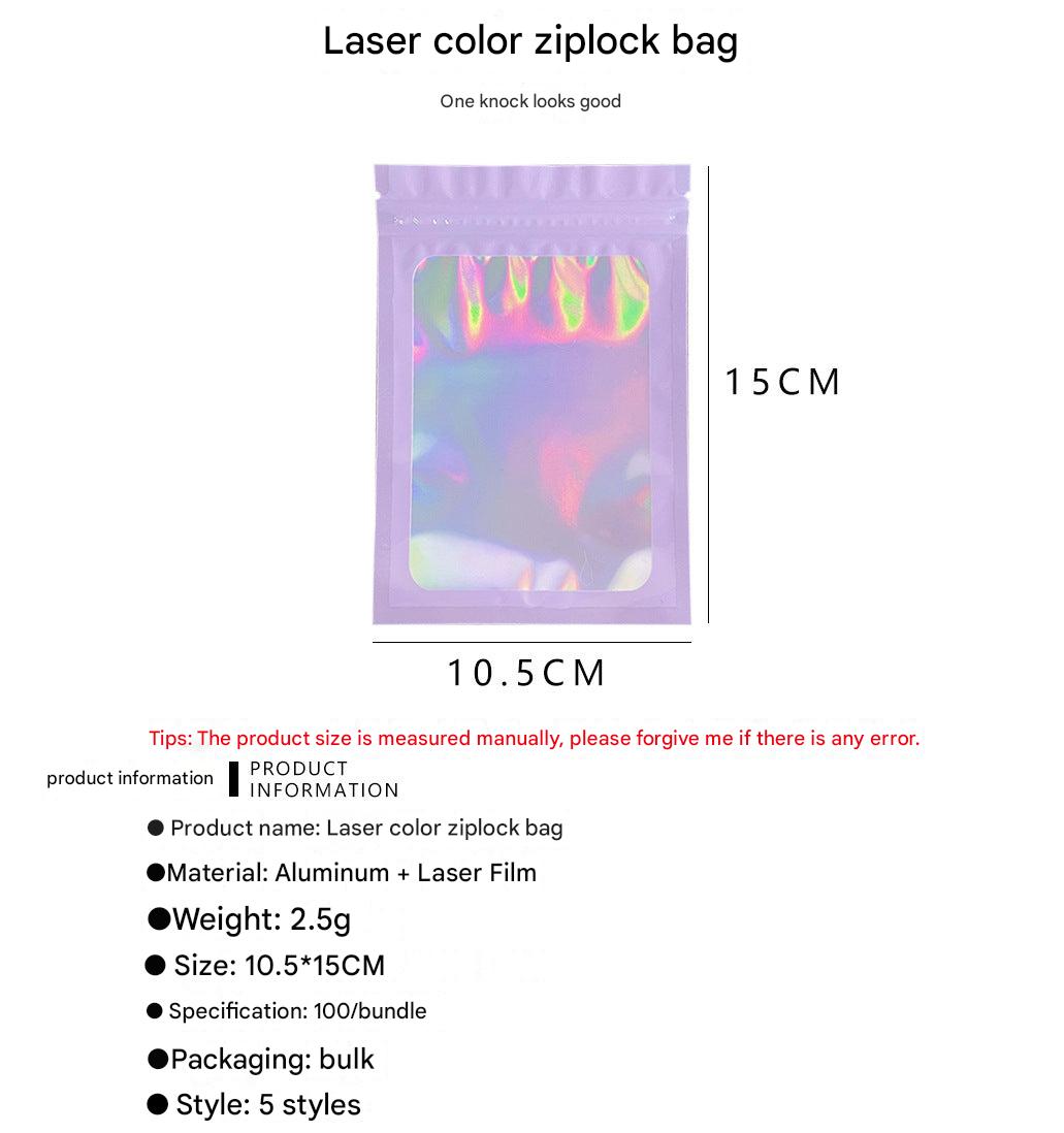 iridescent mylar bag packaging