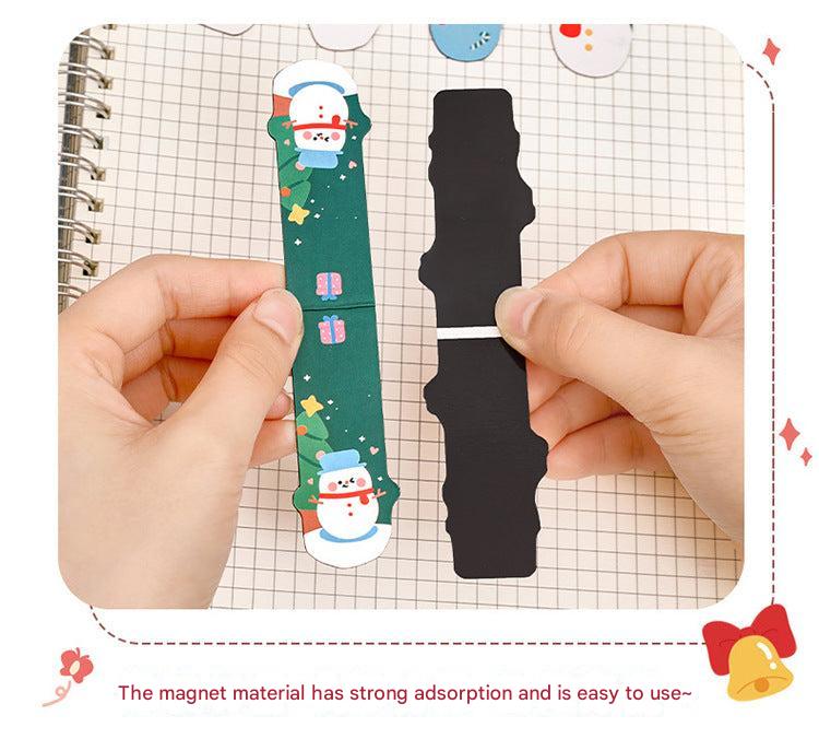 magnetic bookmarks with holiday designs for students