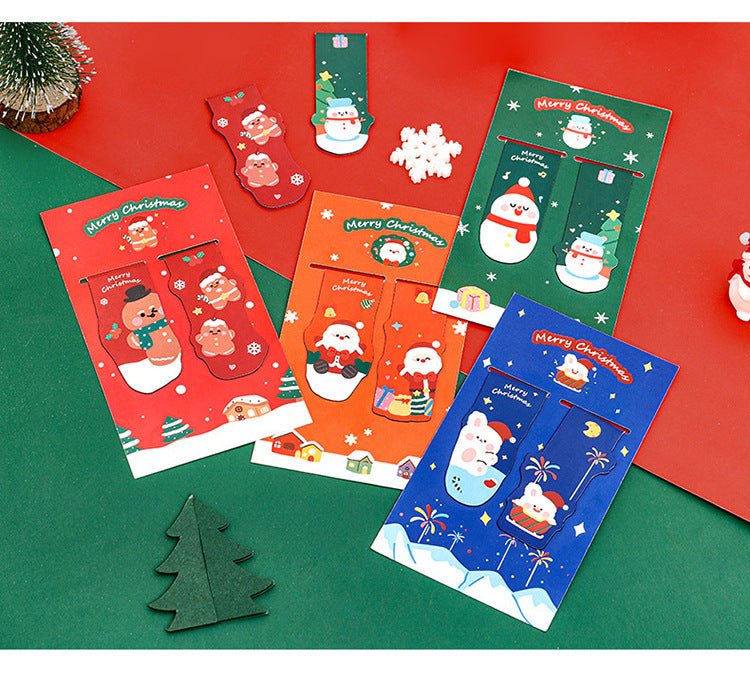 cute magnetic bookmarks with reindeer design