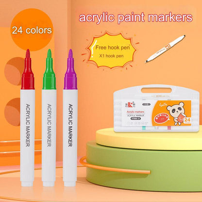 colorful drawing tools