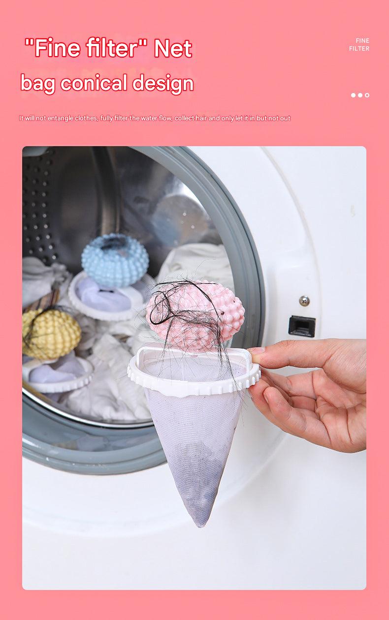 Laundry washer filter bag in vibrant colors