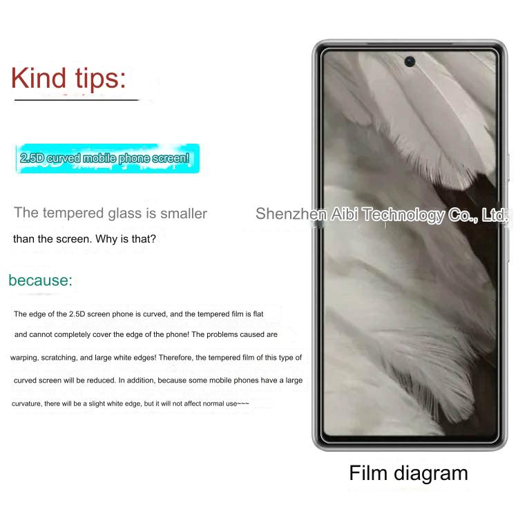 Premium Tempered Glass Screen Protector for Google Pixel 7a - Anti-Fingerprint & HD Clarity