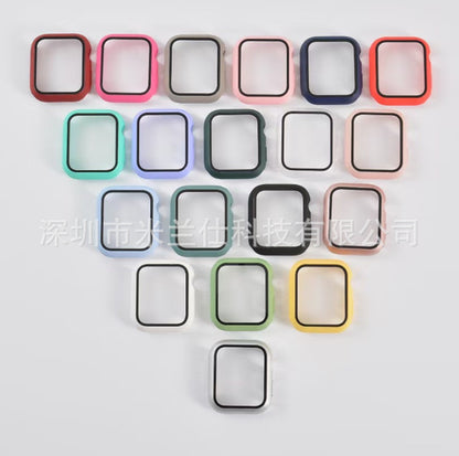 Premium Apple Watch Case with Tempered Glass for Series 1-9 & Ultra - 45mm, 41mm, 49mm Sizes