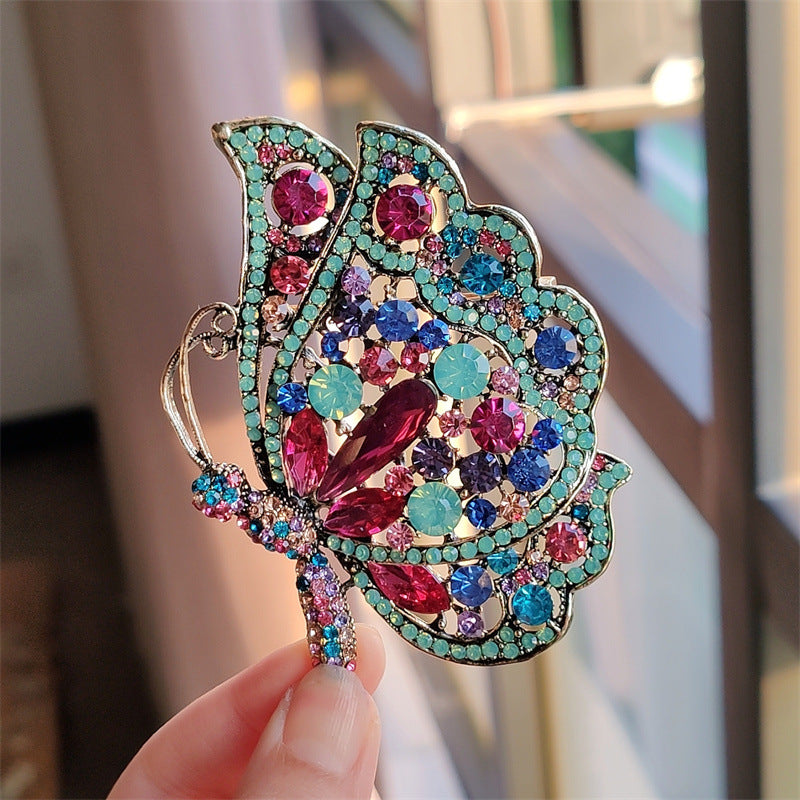 adjustable butterfly brooch for outfits