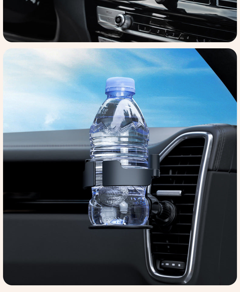 black vent mount car cup holder