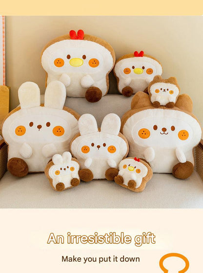 Stuffed dog pillow for children image