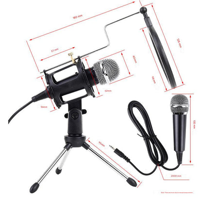 Versatile microphone for streaming and recording