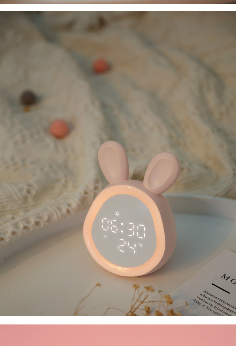 White Rabbit Alarm Clock with Night Light