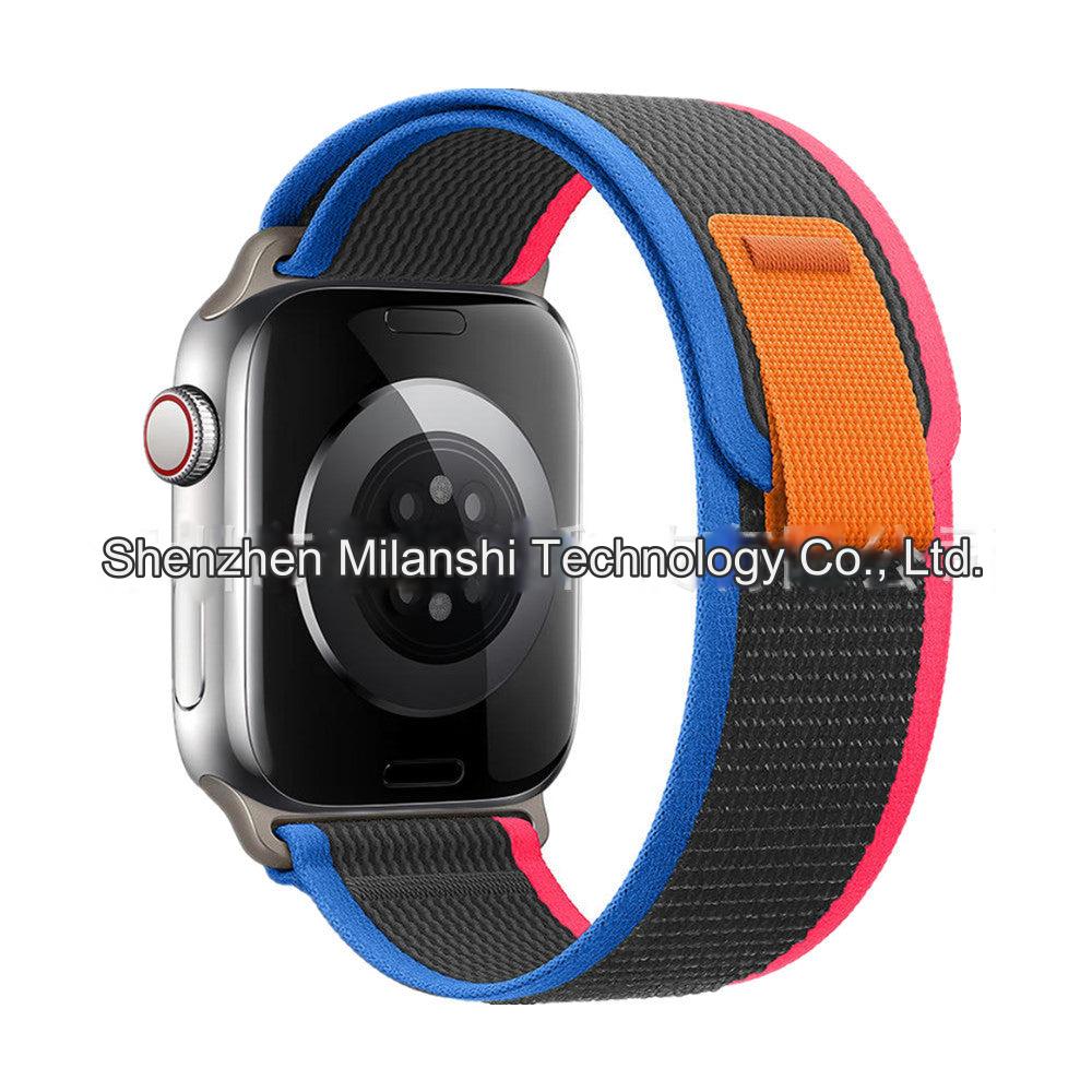 Durable Nylon Sport Strap for Apple Watch - Compatible with Ultra, Series 7 & More - Variety of Colors Available