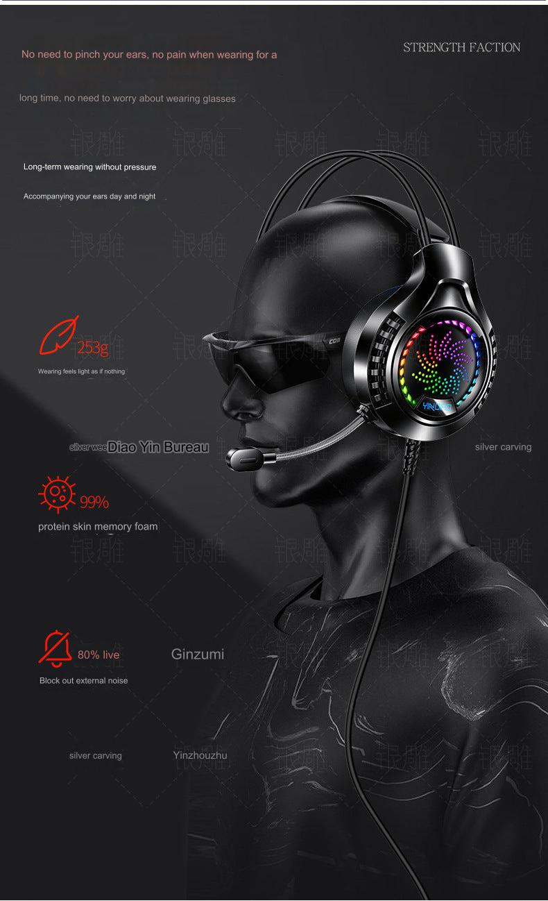 RGB Wired Gaming Headset with 7.1 Surround Sound - Q7 Model