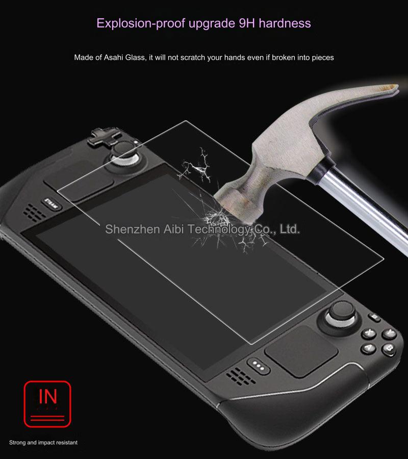 Steam Deck OLED Tempered Glass Screen Protector - Anti-Fingerprint HD Film