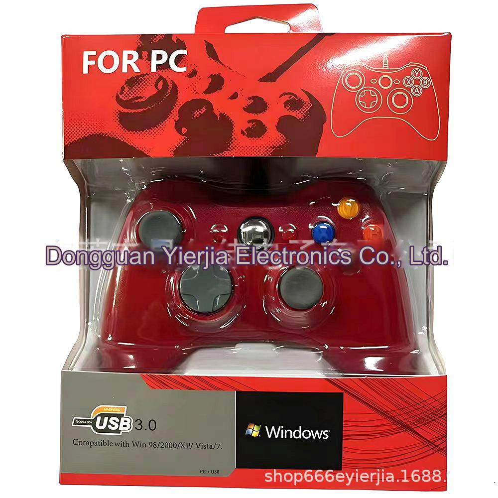 Eyierjia Wired Gaming Controller for PC, Xbox 360, PS3 - Vibrant Colors & Ergonomic Design