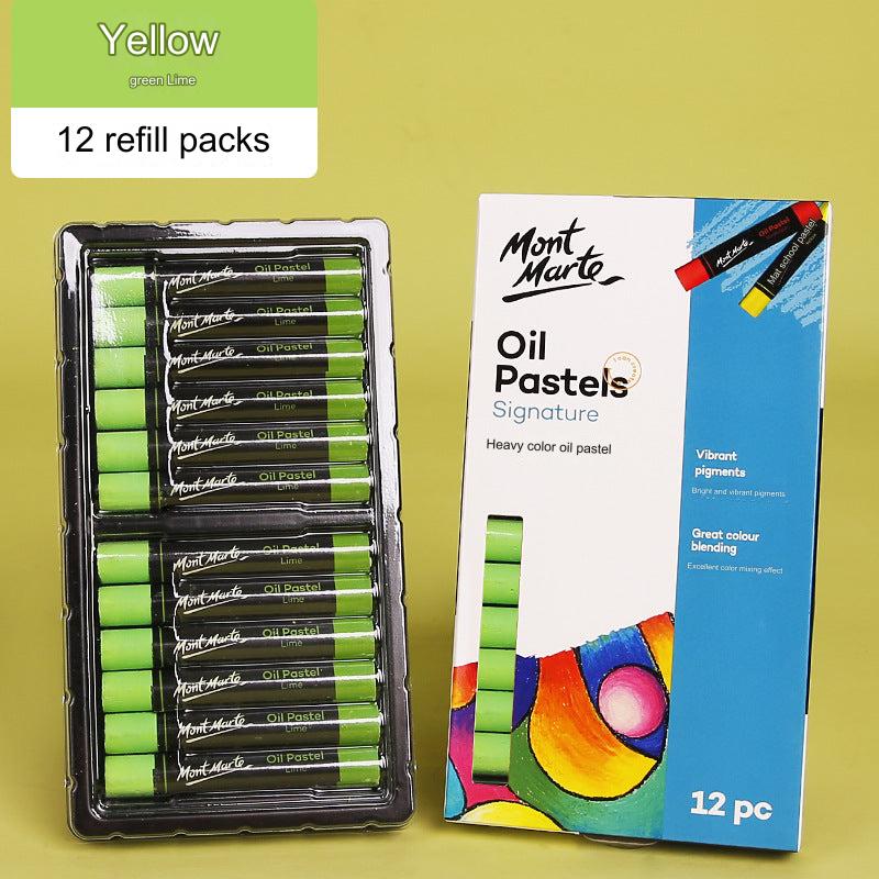 Montmartre 24-Color Ultra Soft Oil Pastels for Kids - Vibrant, Easy to Blend Art Crayons