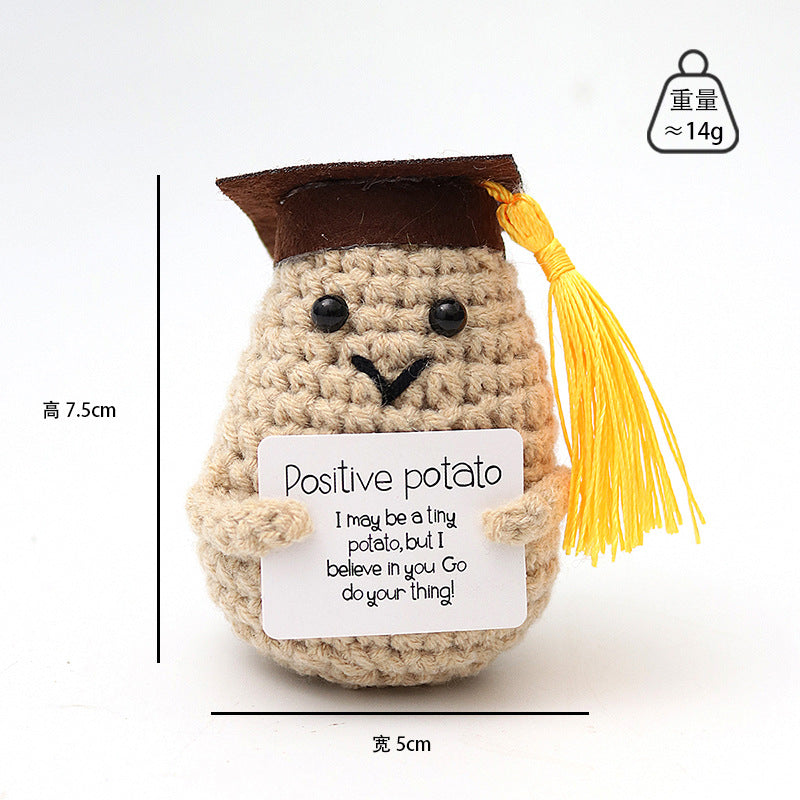 charming handcrafted plush figure