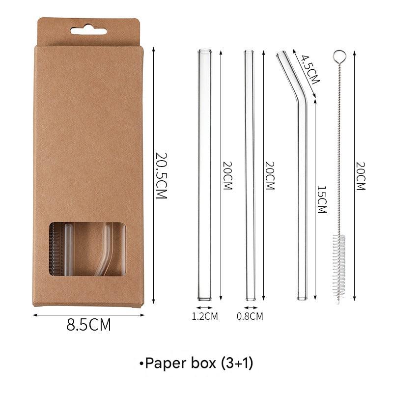 fruit juice glass straw