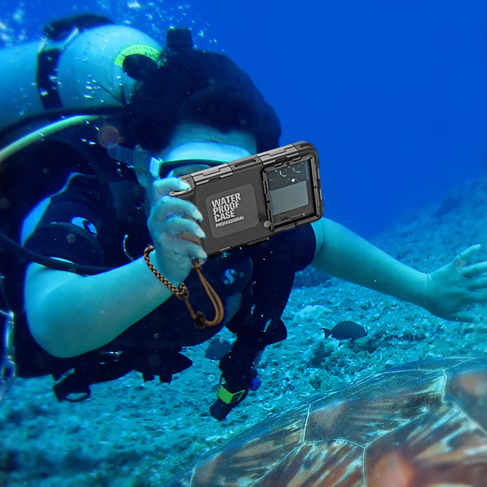 Ultra-Durable 15M Waterproof Diving Case for iPhone & Samsung - Anti-Shock & Impact-Resistant