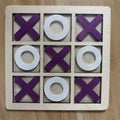 Purple and White Tic-Tac-Toe Board (Pack of 1)