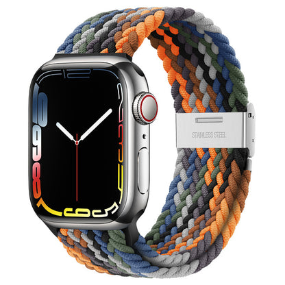 Premium Nylon Woven Strap for Apple Watch - Fits All Series and Sizes - Adjustable Buckle - Stylish and Durable