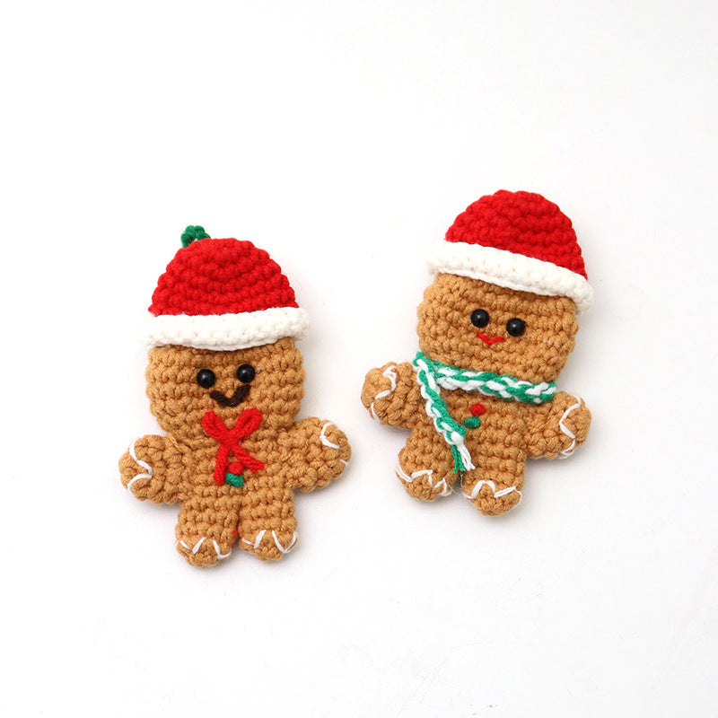 festive crochet ornament